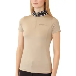 Reit-Poloshirt mit weitem Kragen, Damen Montar Lyra Viv image-0