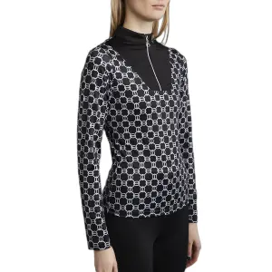 Polo d'équitation d'entraînement manches longues femme Montar Chain image-0