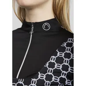 Polo d'équitation d'entraînement manches longues femme Montar Chain image-2