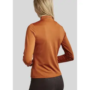 Polo da equitazione da allenamento a maniche lunghe donna Montar Aviana image-1