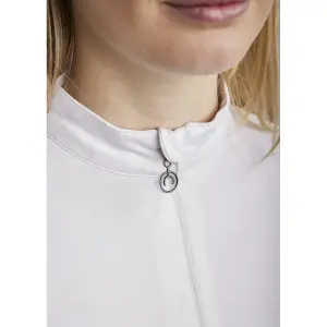 Polo da equitazione da allenamento a maniche lunghe donna Montar Aviana image-2