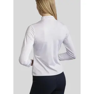 Polo da equitazione da allenamento a maniche lunghe donna Montar Aviana image-1