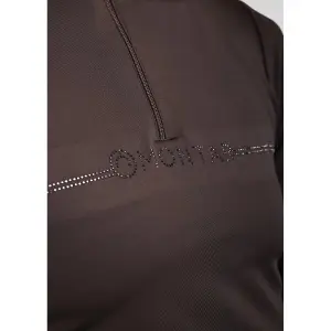 Polo da equitazione da allenamento a maniche lunghe donna Montar Aviana image-4