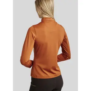 Polo da equitazione da allenamento a maniche lunghe donna Montar Everline image-1