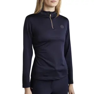 Polo da equitazione da allenamento a maniche lunghe donna Montar Everline image-0