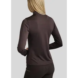Polo da equitazione da allenamento a maniche lunghe donna Montar Everline image-1