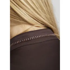 Polo da equitazione da allenamento a maniche lunghe donna Montar Everline image-3