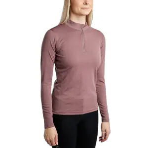 Polo de treino de equitação manga longa mulher Montar Cilia image-0