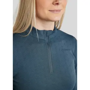 Polo de treino de equitação manga longa mulher Montar Cilia image-2