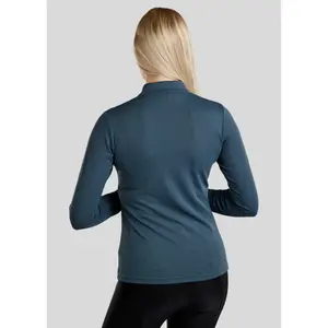 Polo de treino de equitação manga longa mulher Montar Cilia image-1