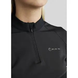 Women's 1/4 zip riding polo Montar Zira image-2