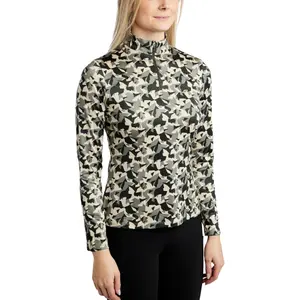 Polo de manga comprida para mulheres Montar Cami image-0