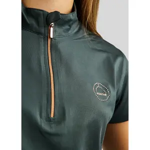 Reittrikot für Mädchen Montar MoEverly Rosegold Crystals image-2