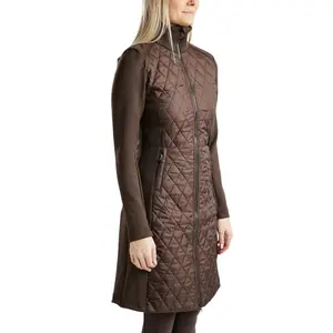 Women's long hybrid down jacket Montar Quinn image-0