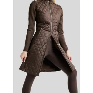 Women's long hybrid down jacket Montar Quinn image-1