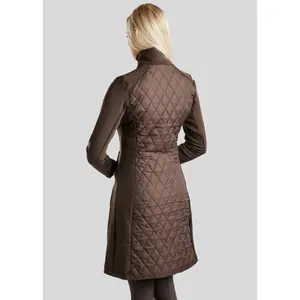 Women's long hybrid down jacket Montar Quinn image-2