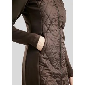 Women's long hybrid down jacket Montar Quinn image-3