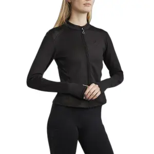 Polo de equitación de manga larga con cremallera completa para mujer Montar Claire image-0