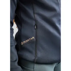 Full Zip Riding Jacket, Mädchen Montar MoPaige Rosegold Crystals image-3