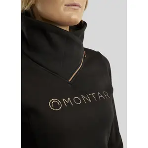 Sweatshirt Reiten mit Reißverschlusskragen, Damen Montar Naja image-2