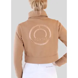 Sweatshirt Reiten mit Reißverschlusskragen, Damen Montar Simone image-3