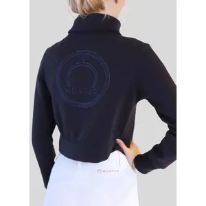 Sweatshirt Reiten mit Reißverschlusskragen, Damen Montar Simone image-2