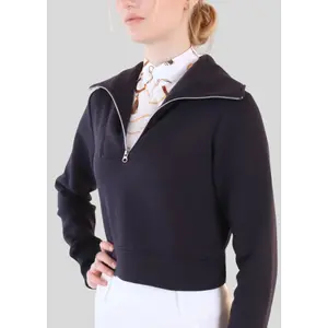 Sweatshirt Reiten mit Reißverschlusskragen, Damen Montar Simone image-1