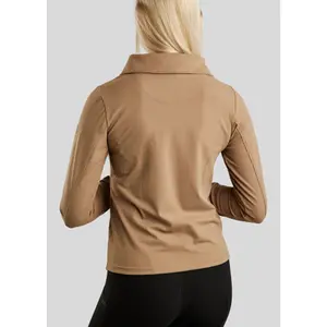 Reitshirt mit langen Ärmeln und 1/4-Reißverschluss für Frauen Montar MoRachel Regained image-4