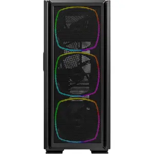 Case PC mid-tower con pannelli in vetro Montech E-ATX Sky Two GX RGB image-2