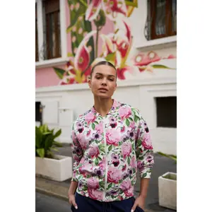 Women's zip-up sweatshirt Moodo L-BL-4901 image-2