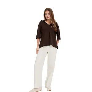 Camisola com capuz para mulher Moodo L-BL-4918 image-1