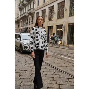 Damska koszula z długim rękawem Moodo L-KO-4902 image-1