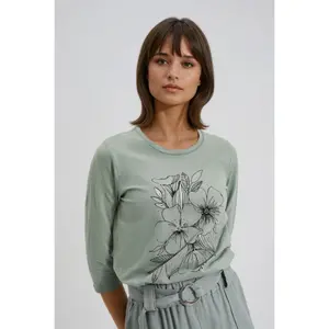 Women's long sleeve T-shirt Moodo L-TS-4904 image-1