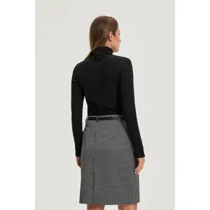 Jersey de cuello alto para mujer Moodo Z-TS-4818 image-3