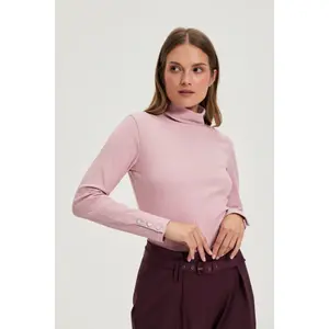 Jersey de cuello alto para mujer Moodo Z-TS-4818 image-2