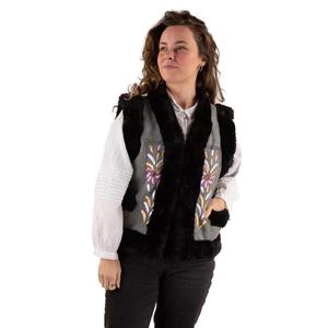 Dámský bezrukávový cardigan Moonrise Afghan Adina