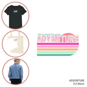Fabric patch for women Moonrise DIY Adventure image-0