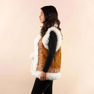 Dámský bezrukávový cardigan Moonrise Afghan Aicha image-1