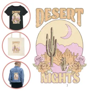 Textilplåster för kvinnor Moonrise DIY Desert-Nights image-0