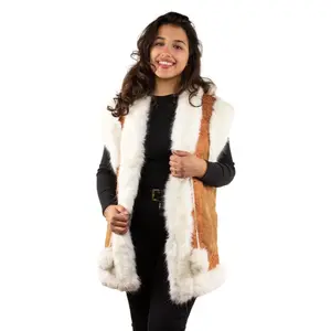 Women’s sleeveless cardigan Moonrise Afghan Emmy image-0