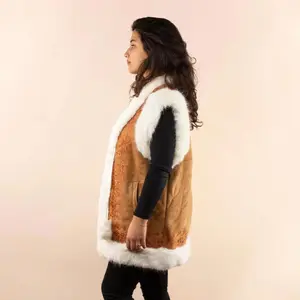 Women’s sleeveless cardigan Moonrise Afghan Emmy image-2