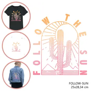 Fabric patch for women Moonrise DIY Follow-Sun image-0