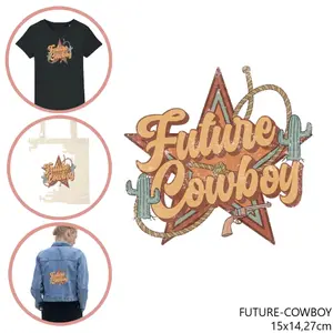 Fabric patch for women Moonrise DIY Future-Cowboy image-0