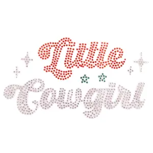 Textile patch Moonrise DIY Glitter Gold Cowgirl image-0