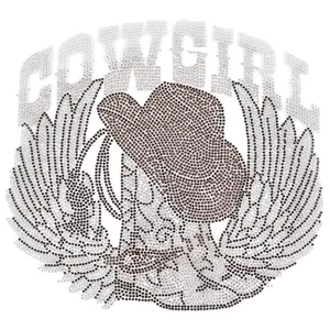 Textile patch Moonrise DIY Glitter Cowgirl Boots image-0