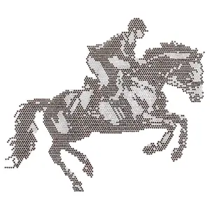 Textile patch Moonrise DIY Glitter Equestrian image-0