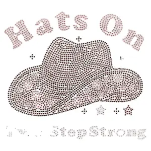 Textile patch Moonrise DIY Glitter Hats On image-0