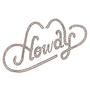 Textiler Aufnäher Moonrise DIY Glitter Howdy image-0