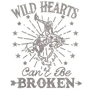 Textile patch Moonrise DIY Glitter Wild Hearts image-0