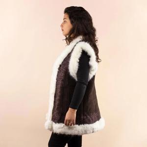 Dámský bezrukávový cardigan Moonrise Afghan Hannah image-1